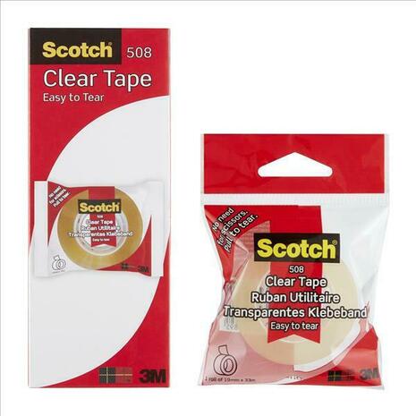 Κολλητική ταινία Scotch 3M Clear Tape 508 15mmx33m